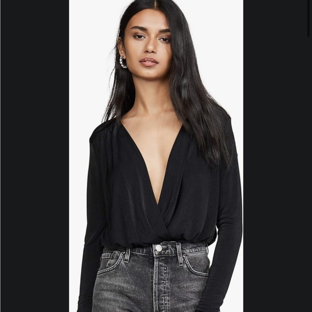 Turnt Surplice Bodysuit